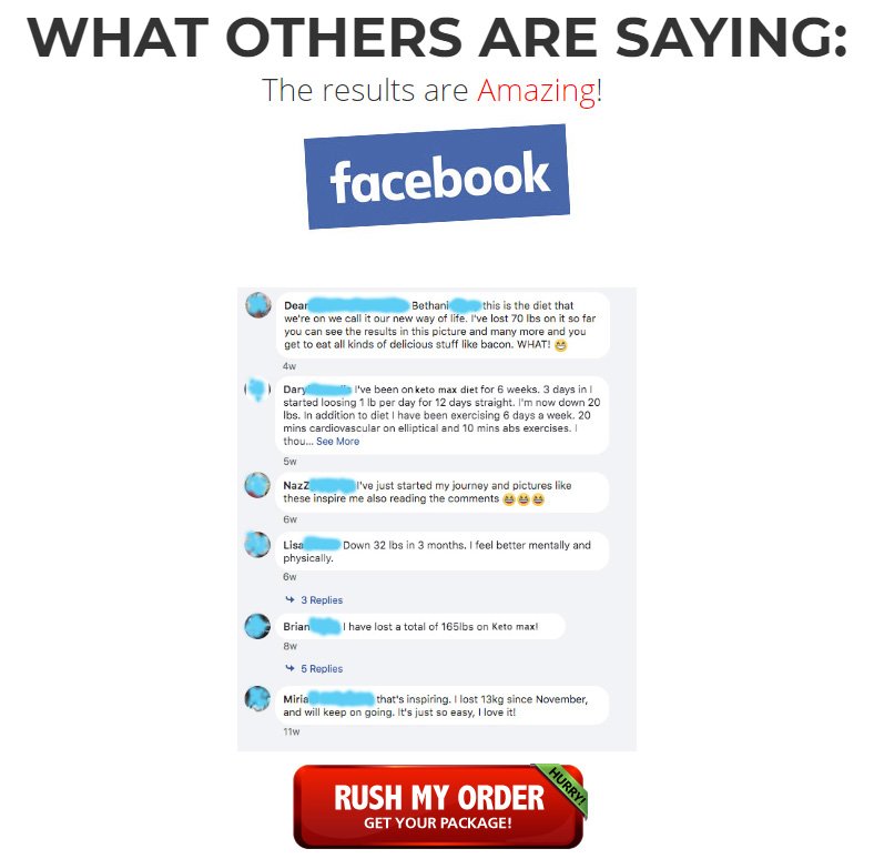 Keto Ultra Reviews On Facebook